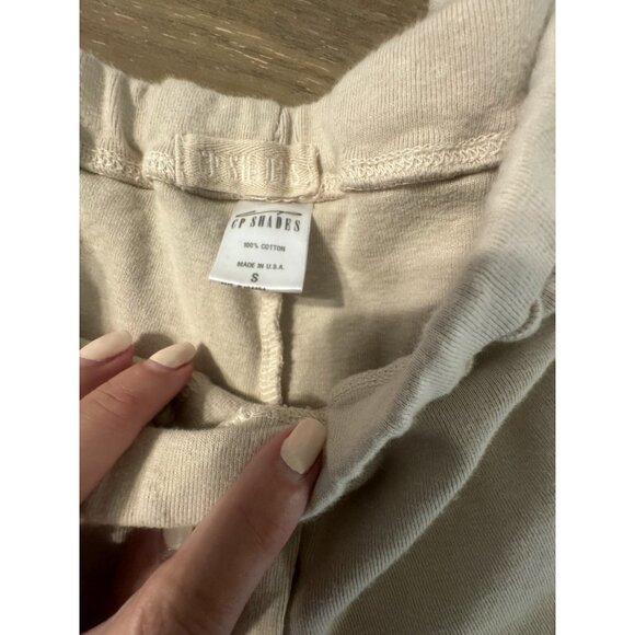 CP Shades Pants Womens Beige Pull On Jogger Pockets Sz Small Sweat pants - Picture 5 of 9